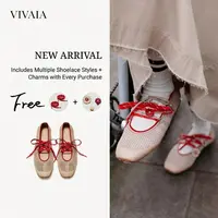 Recommend Size down ½ (True to size for wide feet) | VIVAIA Square Toe maryjanes sneakers, Breathable & Lightweight with Bubble Sole, Interchangeable Charms Ballet Flats, Wide Feet sneakermaryjanes, Hybrid Maryjanes, travel shoes, corporate shoes(Cecily),