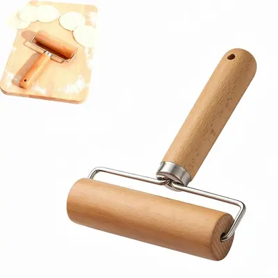 Wooden Rolling Pin Set - Sturdy, Smooth Bakeware with Ergonomic Handles, Non-Stick Dough Roller for Pizza, Cookies, Pasta | Heavy Duty, Easy Clean, Compact Kitchen Essential Gadget