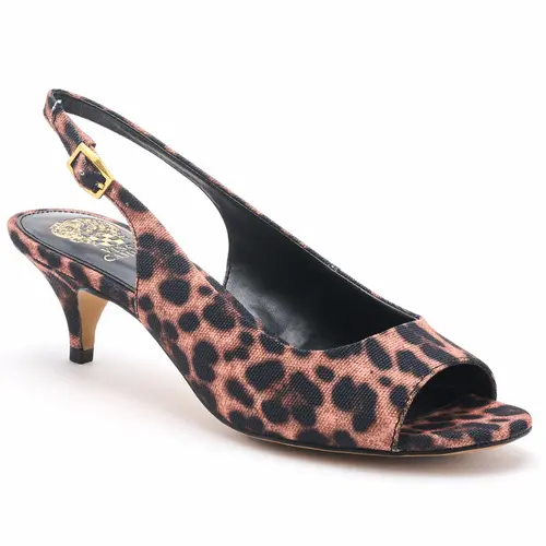 Vince Camuto Kitten Heel Slingback Pumps - Karleah