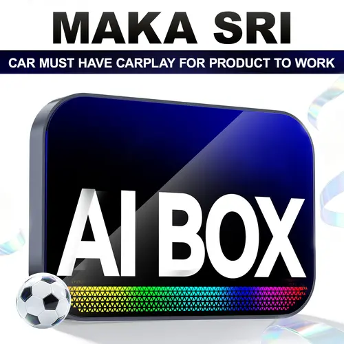 【Summervibes】MAKASRI Wired to Wireless Carplay Adapter【Not support for Tesla & BMW】Supports Netflix/Youtube/TikTok APP to Play Video on a Car Screen (Do Not Support Vehicles with Built-in Wireless CarPlay) ,Your Entertainment Co-pilot on the Road!