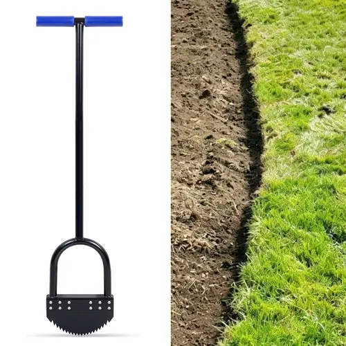 CKLT 41-in Manual Lawn Edger - One Piece or Detachable Option, Landscaping Tool for Lawn and Garden Maintenance, Landscaping Tools