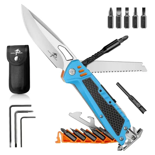 【Deals for You】PURPLE DRAGON Camping Knife with Sheath,Perfect for Hiking & Garden Use, Gift for Men Dad Husband
