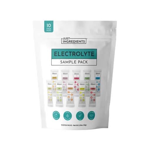 Just Ingredients Electrolyte Sample Pack - Drink Mix - Coconut Water, Sea Salt, Trace Minerals - Drink - Hydration