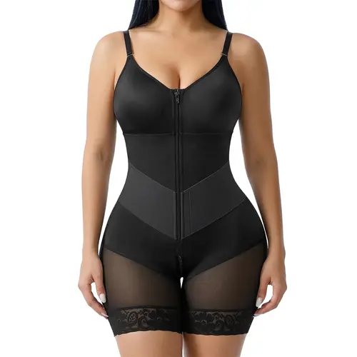 YIANNA V-Shaped Shapewear Moldeadoras Faja for Women Tummy Control  with Zipper Closure