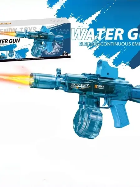Electric Continuous Water Gun, Automatic High-Speed Water Toy with Light Effects, Outdoor Beach Pool Party Toy for Adults and Kids, Waterblaster #GLOBAL PICKS