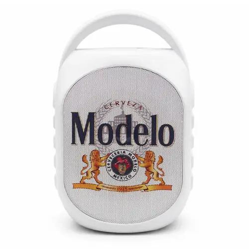 Modelo Mini Party Speaker with LED Lights, Built-In Handle, Function Buttons