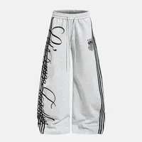 Inflation Viral Streetwear Y2K Baggy Track Pants for Men | Graffiti Print Wide Leg