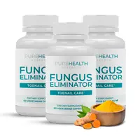 PureHealth Research Fungus Eliminator (3 Pack) - 90 Day Health Supplement Supply | Internal Toenail Fungus Support for Yellow, Thickened & Crumbly Nails | Extra Strength Edible Probiotic & Fungal Defense Supplement