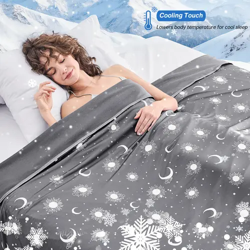 Inhand Cooling Blanket Queen Size, Summer Blankets for Hot Sleepers & Night Sweat, Thin Blanket Cold Cool Lightweight Cooling Blanket for Couch Bed,Breathable Cooling Blanket,Light Blanket for Hot Sleepers,Comfy Bedding,Gift for Summer