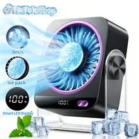 Portable Desk Cooling Fan With 199 Speeds Turbo Airflow, Digital Display, Ultra Quiet USB Rechargeable Table Fan For Bedroom Office Travel Dorm Summer Use Usb Powered Fan Usb Fans