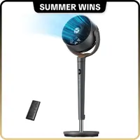 dealsforyou|DREO Bedroom Standing Fan, 120° Oscillating Floor Fan with Quiet DC Motor, 100ft Air Coverage, 9 Speeds & 4 Modes, 20dB Ultra Quiet, 120° Manual Vertical Adjustment, 37-42" Adjustable Height, 9H Timer