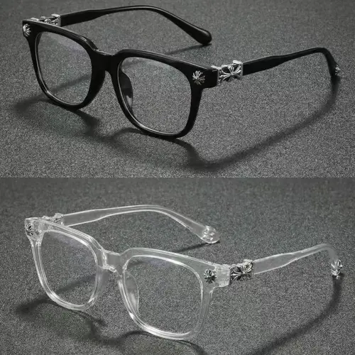 2 Pcs New Square Glasses, Fashionable Frames Glasses, Unisex Stylish Light Luxury Elegant Frames, Trendy Square Frame, Available in Multiple Colors, Perfect Gift for Him, Suitable for Daily Wear, Square Eyewear for Photography