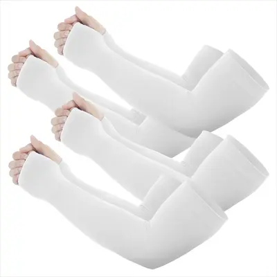 4 Pair UPF 50+ Cooling Arm Sleeves with Thumb Hole, UV Sun Protection Compression Sleeves, Unisex for Garden Sports Outdoor tiktokshopspringglowup,summervibes outdoorfun