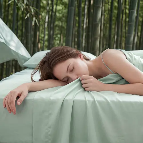【Deals For You Days】Bedsure  Cooling  Sheet Set, Rayon Derived from Bamboo, PureWoven, Breathable & Soft, Deep Pocket, Hotel Luxury Silky Bedding for Hot Sleepers