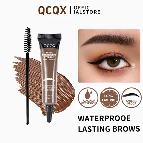 【QCQX】Eyebrow Gel Three Dime olumizing Long Lasting Eyebrow Eyebrow kit for home and daily use Brow Styling Volumizing Brow Gel