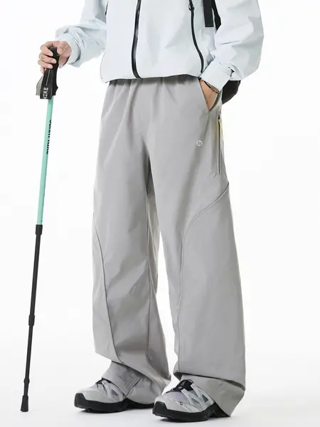 Unisex Lightweight Water-Resistant Cargo Pants - Breathable Straight Fit Durable Hiking Pants, Comfy Dual-Sport Expandable Adventure Trousers for Outdoor Hiking & Casual Wear, Adventure Men's Pants