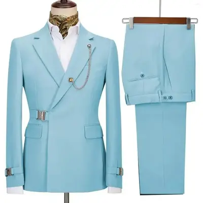 Slim Fit Tuxedo Set Men's Suits Blazer Pants for Men 2025  Italian Design Notched Lapel Party Wedding Slim Fit Costume Homme 2 Piece Clothing