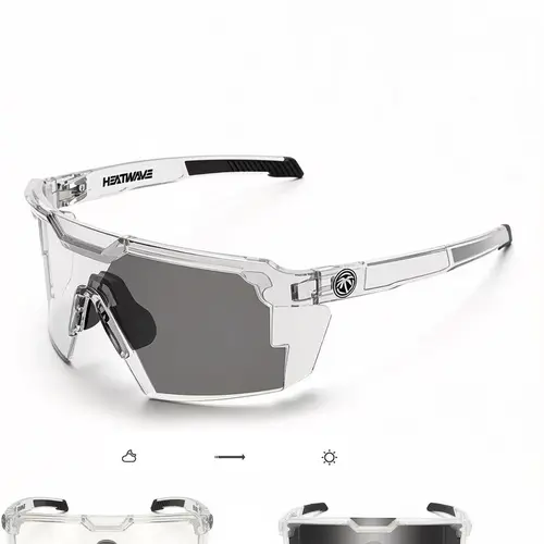 Unisex Sporty Sunglasses, Sports Outdoor Sunglasses, Windproof Protective Glasses, Ideal for Cycling, Running, Fishing and Outdoor Activities