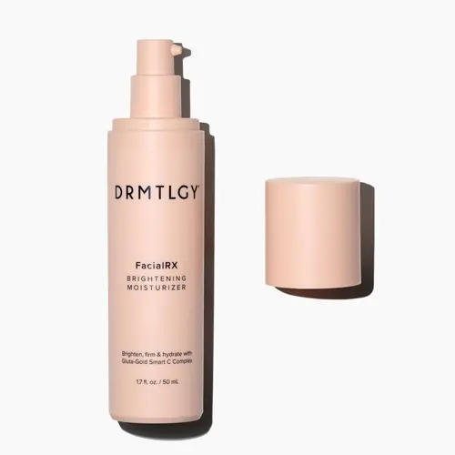 FacialRX Brightening Moisturizer - Visibly Brightens, Firms, and Hydrates with Vitamin C, Glutathione, and Gold