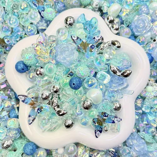 2   Acrylic Beads 10-16 mm Coloured Craft theme mix Beads Suitable for Making Bracelets DIY Jewellery Necklaces and Garments Beading Supplies