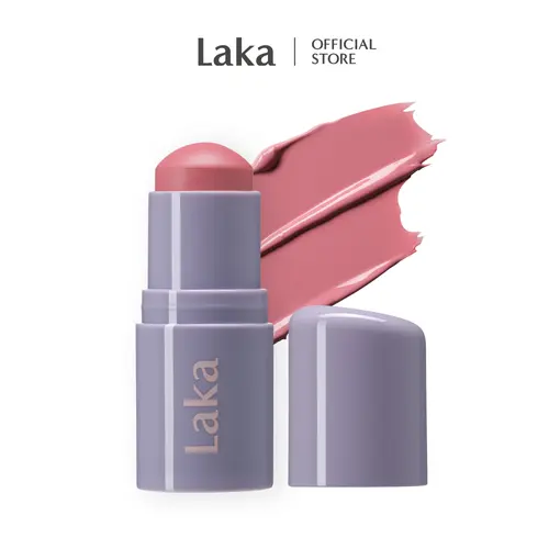 [Laka] Healthy Glow Blush Balm - Multi-Use Color Balm, Seamless Blending & Natural Glow Blush Stick