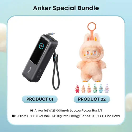 Anker 3-in-1 Cube Wireless Charger, MagSafe Charging Stand and POP MART THE MONSTERS Big into Energy LABUBU Series Blind Box Bundle#DealsForYouDays
