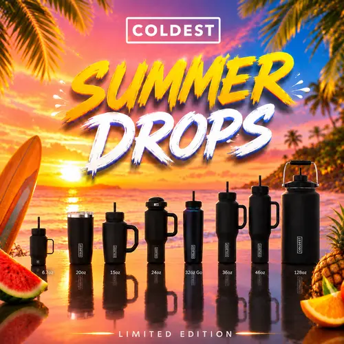 COLDEST 32oz Go Series Bottle
