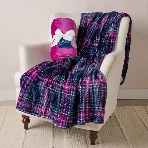 Home Reflections Set of 2 Holiday Throws