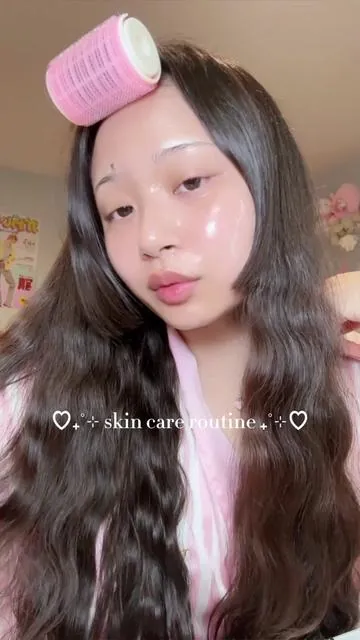 my full medicube glass skin skincare routine! 🫧🎀 these products are my FAVS #medicube #glassskinroutine #glassskincare #asianskincare #koreanskincare #creatorsearchinsights  
