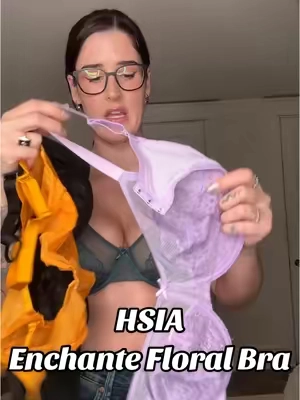 Hsia Enchante Floral Bra for bigger cup sizes #hsia #hsiabra #TikTokShopcreatorpicks #TikTokShopHolidayHaul #giftguide #treasurefinds 
