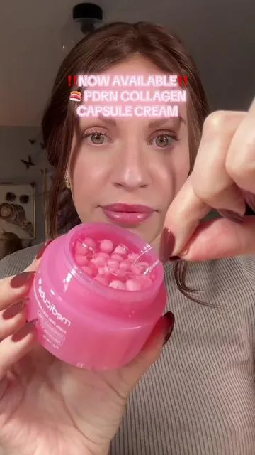 Brightening, firming and hydrating Medicube’s new PDRN collagen capsule cream >>> #medicube #pdrn #collagenpeptides #glassskin #glassskinroutine #koreanskincare #tiktokshoprestock #ttslevelup 