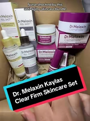 Dr. Melaxin Kayla’s Clear Firm Skincare Set @Dr.Melaxin Global #drmelaxin #skincaretiktok #antiagingskincare #tiktokshopholidayhaul #tiktokshopcreatorpicks 