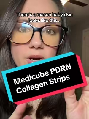 Medicube PDRN Collagen Dissolving Strips @medicube global #medicube #medicubesuperbrandday #skincaretiktok #antiagingskincare #tiktokshopcreatorpicks 