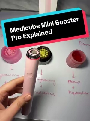 Medicube Pocket Friendly Mini Booster Pro instructions @medicube global #medicube #medicubesuperbrandday #skincareroutine #skincaretiktok #tiktokshopcreatorpicks 