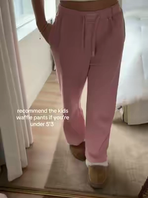 best decision #comfrt #comfrtwaffleset #loungewear #loungepants #loungewearset @Comfrt 