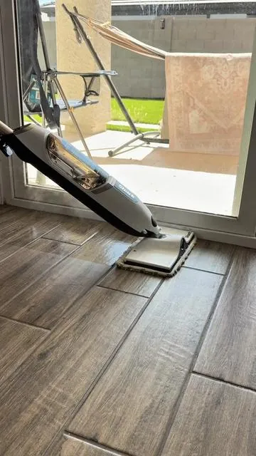 Why are we still using harsh chemicals to clean when we could just use steam? #steammop #steamcleaning #steamcleaner #mop #mopping 