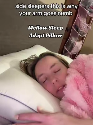 my chiropractor said it’s because regular pillows don’t support your neck or shoulders #mellowsleep #ergonomicpillow #adaptpillow #sidesleeper #bettersleep @Mellow Sleep 