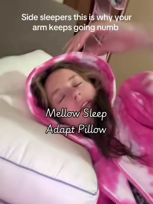 I never knew this was why my arm always went numb until my chiropractor told me. #bettersleep #sidesleeper #ergonomicpillow #mellowsleep #pillows @Mellow Sleep  Price is accurate today. Subject to change.