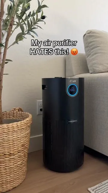 No more dirty air!! #airpurifier #sharkairpurifier #cleanair 