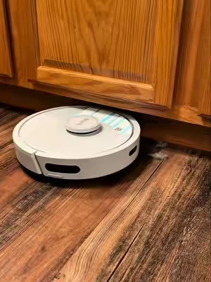 Turns out you can have a robot vacuum for you and not spend a fortune! #robotvac #sharkvacuum #vacuum #sharkiqrobot #cleaning 