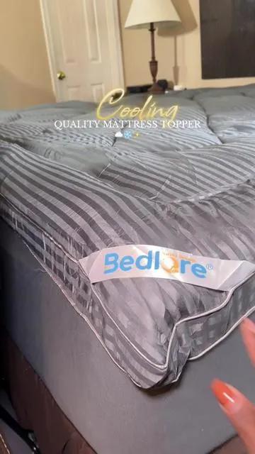 When you don’t need a new mattress, you just get this mattress topper.  @Bedlore #mattresstopper #mattresstoppers #bedding 