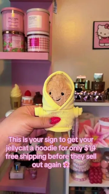 #jellycatpeanut #jellycat #hoodie #whimsy #viral 