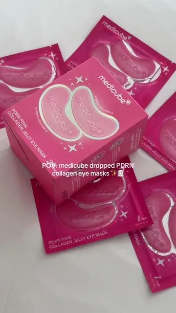 NEW eye masks with PDRN & collagen??🫧🎀 come in 6, 28, or 50 pk! #medicube #medicubepdrn #medicubeeyemask #medicubepdrncollageneyemask #dealsforyoudays 