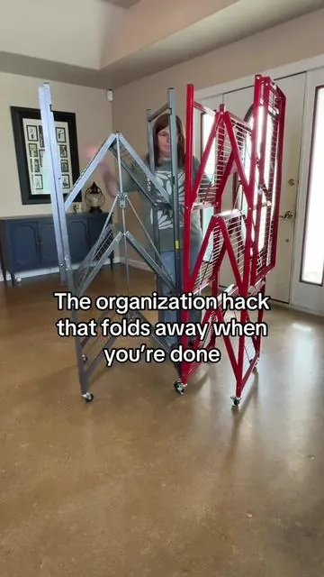Whether it’s pantry overflow, camping gear, laundry baskets, holiday bins, or garage clutter, this heavy-duty rack helps you organize it all—and when you don’t need it, it folds flat for storage. Because organization shouldn’t create more clutter. #organizationideas #garageorganization #storagesolutions #homeorganization #dealsforyoudays 