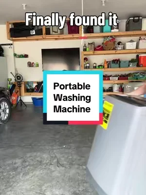 Don’t have to tell me twice! #portablewashingmachine #washingmachine #dealsforyoudays #SummerVibes #tiktokshopcrratorpicks 