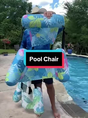 Chair POOL FLOAT #tiktokshopmemorialday #summervibes #pool #float #Outdoors 