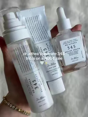 the best trio 🤍 dr althea 345 relief trio sensitive redness acne scars tiktok shop #tiktokshopcreatorpicks #tiktokshopsummerturnup #DealsForYouDay #tiktokshopdealsforyou #dralthea dr althea best calming cream mist serum barrier repair PIE hyperpigmentation redness glass skin buy with coupon maehni @Dr.Althea US 