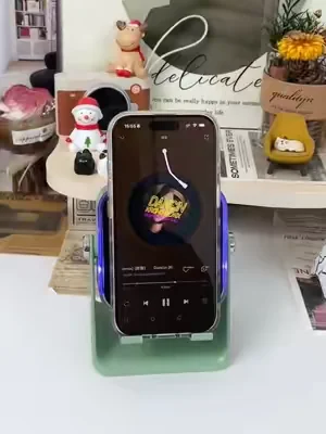 [Regalo del Día del Padre] Soporte de altavoz de audio de inducción inalámbrica PUTARE, soporte para teléfono móvil de 5 en 1, banco de energía de emergencia recargable de 3500 mAh, soporte para tableta móvil ajustable de 360° con luz ambiental colorida Regalos para hombres y mujeres SummerWins #dealsforyoudays #summerwins #imprescindible #tendencia #fyp #util #esencial #gadgetviral #viral #parati #recomendado #comprarentiktok #tiendadetiktok #compraya #bonito #calidad 