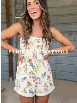 Replying to @✨ 𝑴 𝒆 𝒈 𝒆 𝒏 ✨ can NOT get over these ones 🥰🥰🥰 @Cider  #shortoveralls #summeroutfits #floralromper #DealsForYouDays #SummerVibes 
