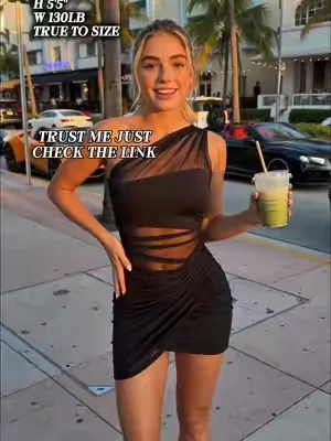 He literally tried to make me change 😂 This mesh dress is WAY too flattering! Grab it before the flash sale ends! 🔥 #boyfriendpov #datenightoutfit #meshwrapdress #tiktokmademebuyit #partydress